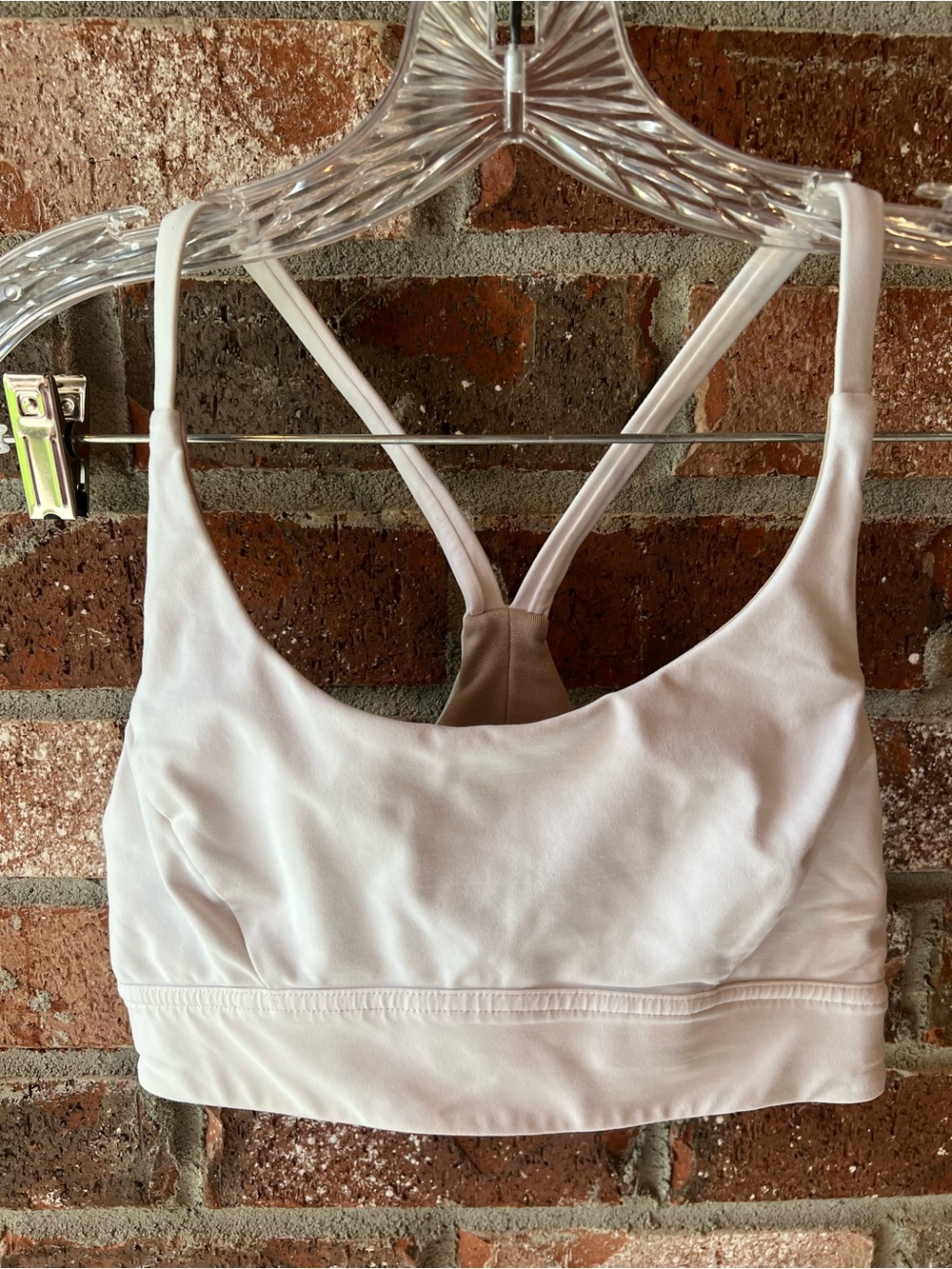 lululemon athletica white Sports Bra - size 6